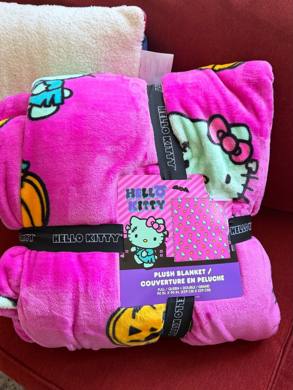 Hello Kitty Halloween Throw Blanket